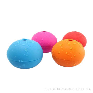 Silicone Ice Cube Tray with Various Colors Available